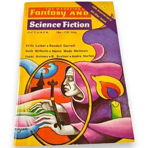 The Magazine of Fantasy & Science Fiction F&SF Oct 1973 24th Anniv. Isaac Asimov